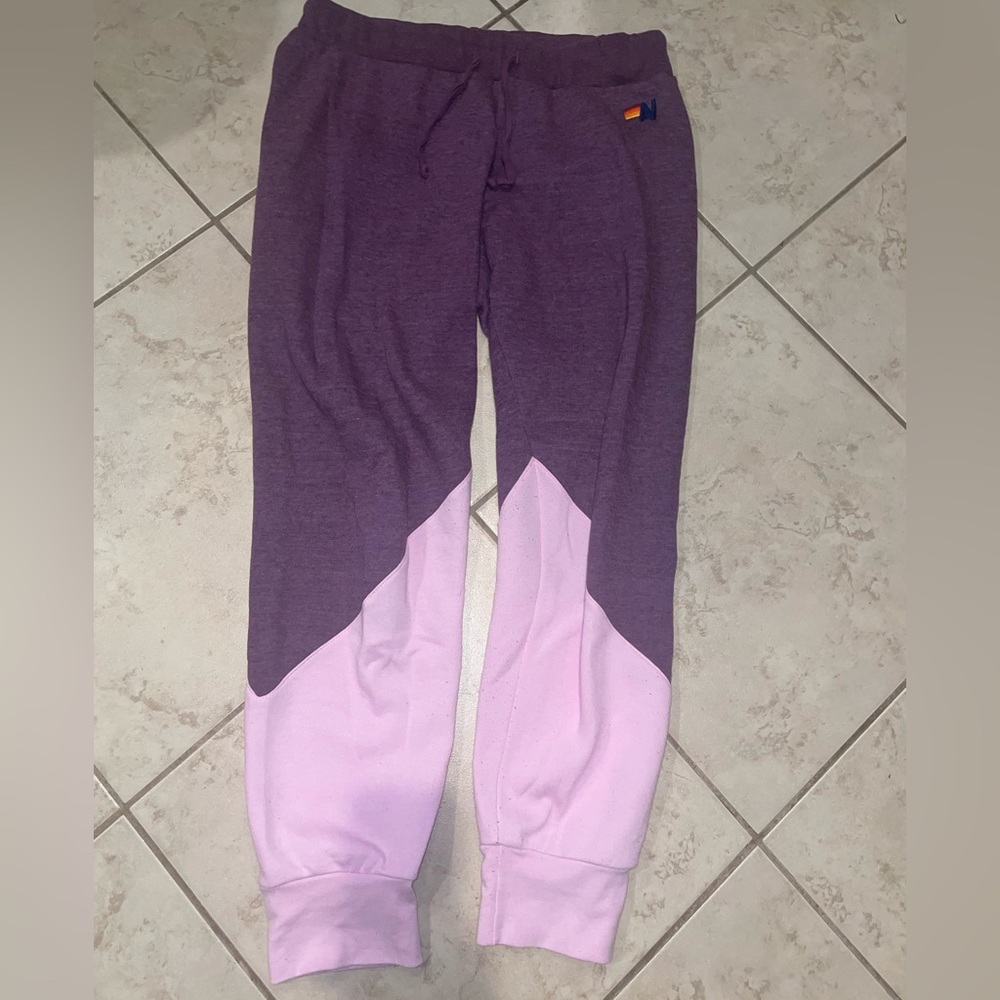 Aviator Nation Two Tone Sweatpants L
